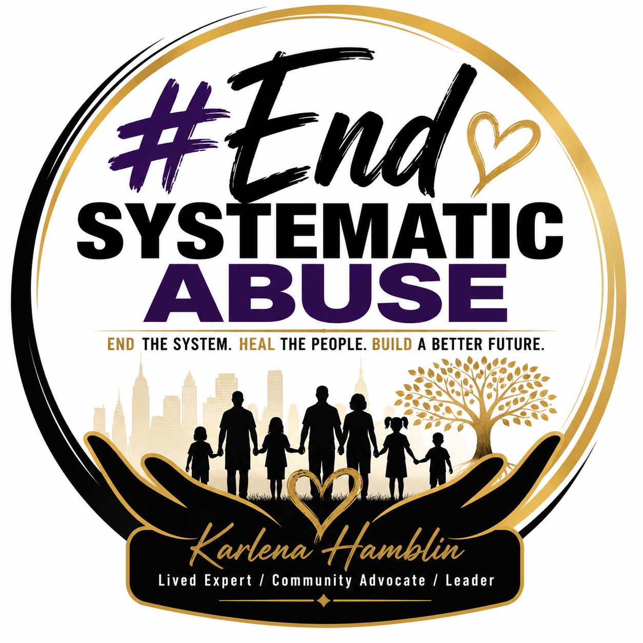 #EndSystematicAbuse logo